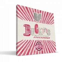 Discount - Ohio State Buckeyes State Canvas Print