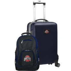 Discount - Ohio State Buckeyes Deluxe 2-Piece Backpack & Carry-On Set Black -Ohiostate Hobby Import Store 1352 closl104 navy mainProductImage FullSize