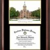 Discount - Ohio State Buckeyes Gold Embossed Diploma Frame with Campus Images Lithograph
