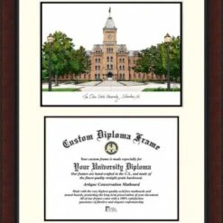 Discount - Ohio State Buckeyes Legacy Scholar Diploma Frame