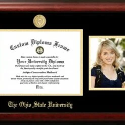 Discount - Ohio State Buckeyes Gold Embossed Diploma Frame with Portrait