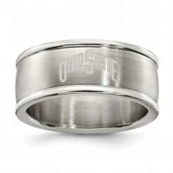 Discount - Ohio State Buckeyes Stainless Steel Logo Ring