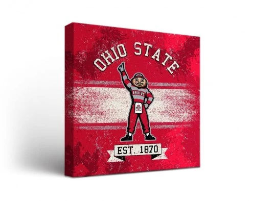 Discount - Ohio State Buckeyes Banner Canvas Wall Art 1 Discount - Ohio State Buckeyes Banner Canvas Wall Art