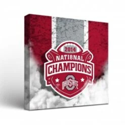 Discount - Ohio State Buckeyes Champs Vintage Canvas Wall Art