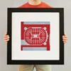 Discount - Ohio State Buckeyes Basketball Arena Print