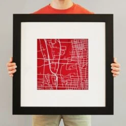 Discount - Ohio State Buckeyes Campus Map Print