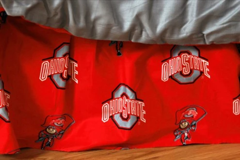Discount - Ohio State Buckeyes Bed Skirt 1 Discount - Ohio State Buckeyes Bed Skirt