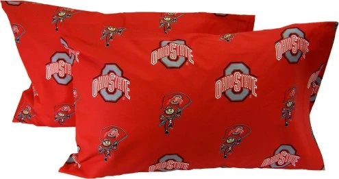 Discount - Ohio State Buckeyes Printed Pillowcase Set 1 Discount - Ohio State Buckeyes Printed Pillowcase Set