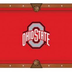 Discount - Ohio State Buckeyes Pool Table Cloth