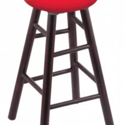 Discount - Ohio State Buckeyes Maple Wood Bar Stool Design 1