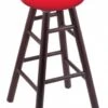 Discount - Ohio State Buckeyes Oak Wood Bar Stool Design 1