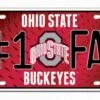 Discount - Ohio State Buckeyes #1 Fan License Plate
