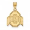 Discount - Ohio State Buckeyes 10k Yellow Gold Medium Pendant