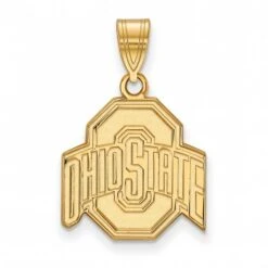 Discount - Ohio State Buckeyes 10k Yellow Gold Medium Pendant
