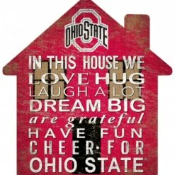 Discount - Ohio State Buckeyes 12" House Sign