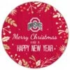 Discount - Ohio State Buckeyes 12" Merry Christmas & Happy New Year Sign