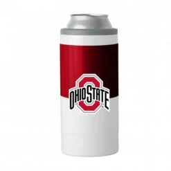 Discount - Ohio State Buckeyes 12 oz. Colorblock Slim Can Coolie