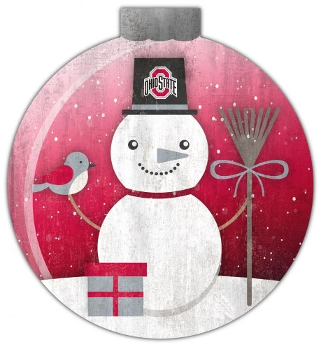 Discount - Ohio State Buckeyes 12" Snow Globe Wall Art 1 Discount - Ohio State Buckeyes 12" Snow Globe Wall Art