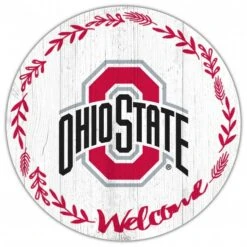Discount - Ohio State Buckeyes 12" Welcome Circle Sign