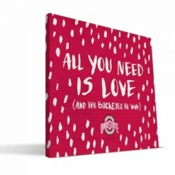 Discount - Ohio State Buckeyes 12" x 12" All You Need Canvas Print