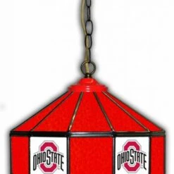 Discount - Ohio State Buckeyes 14" Glass Pub Lamp