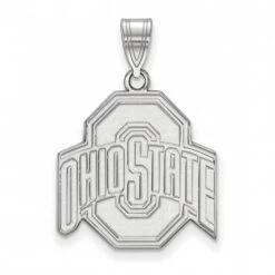 Discount - Ohio State Buckeyes 14k White Gold Large Pendant