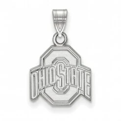 Discount - Ohio State Buckeyes 14k White Gold Small Pendant