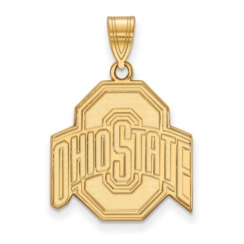 Discount - Ohio State Buckeyes 14k Yellow Gold Large Pendant 1 Discount - Ohio State Buckeyes 14k Yellow Gold Large Pendant