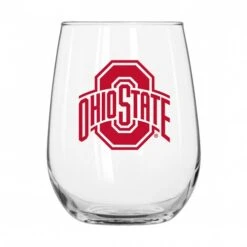 Discount - Ohio State Buckeyes 16 oz. Gameday Curved Beverage Glass