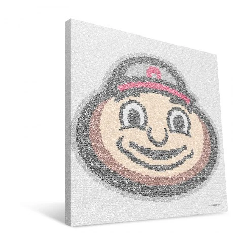 Discount - Ohio State Buckeyes 16" x 16" Typo Canvas Print 1 Discount - Ohio State Buckeyes 16" x 16" Typo Canvas Print