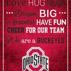 Discount - Ohio State Buckeyes 17" x 26" In This House Sign
