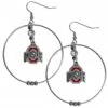 Discount - Ohio State Buckeyes 2" Hoop Earrings
