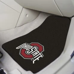 Discount - Ohio State Buckeyes 2-Piece Carpet Car Mats