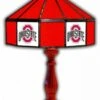 Discount - Ohio State Buckeyes 21" Glass Table Lamp
