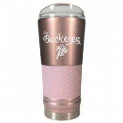Discount - Ohio State Buckeyes 24 oz. Rose Gold Draft Tumbler