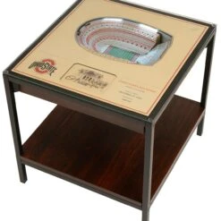 Discount - Ohio State Buckeyes 25-Layer StadiumViews Lighted End Table