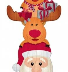 Discount - Ohio State Buckeyes 31" Santa Stack Leaner