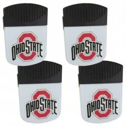 Discount - Ohio State Buckeyes 4 Pack Chip Clip Magnet with Bottle Opener