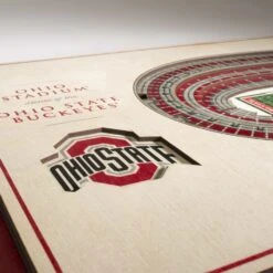Discount - Ohio State Buckeyes 5-Layer StadiumViews 3D Wall Art -Ohiostate Hobby Import Store ohio state buckeyes 5 layer stadiumviews 3d wall art altimage 02 FullSize