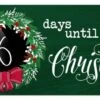 Discount - Ohio State Buckeyes 6" x 12" Chalk Christmas Countdown Sign