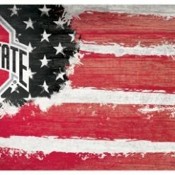 Discount - Ohio State Buckeyes 6" x 12" Flag Sign