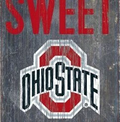 Discount - Ohio State Buckeyes 6" x 12" Home Sweet Home Sign