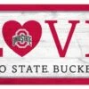 Discount - Ohio State Buckeyes 6" x 12" Love Sign