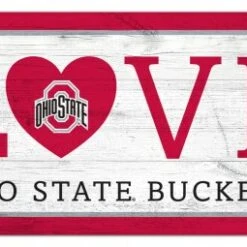 Discount - Ohio State Buckeyes 6" x 12" Love Sign