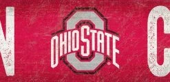 Discount - Ohio State Buckeyes 6" x 24" Man Cave Sign