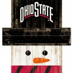 Discount - Ohio State Buckeyes 6" x 5" Snowman Head