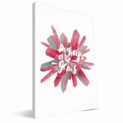 Discount - Ohio State Buckeyes 8" x 12" Gem Canvas Print