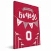 Discount - Ohio State Buckeyes 8" x 12" Little Man Canvas Print