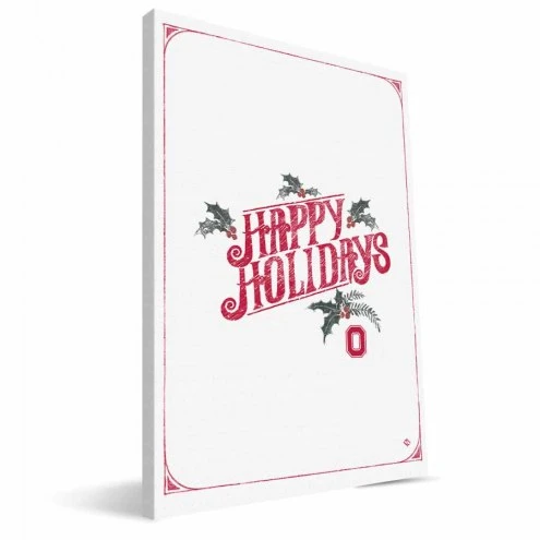 Discount - Ohio State Buckeyes 8" x 12" Merry Little Christmas Canvas Print 1 Discount - Ohio State Buckeyes 8" x 12" Merry Little Christmas Canvas Print