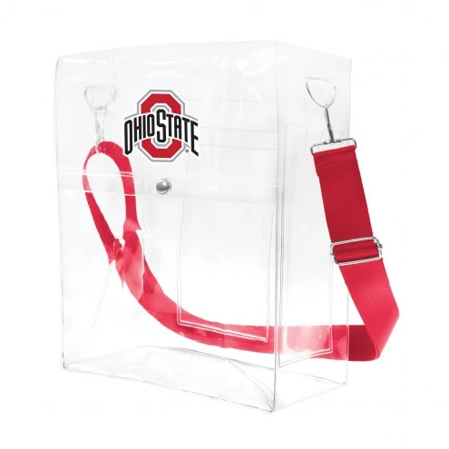 Discount - Ohio State Buckeyes Clear Ticket Satchel 1 Discount - Ohio State Buckeyes Clear Ticket Satchel